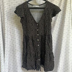 Floral button down dress size xs